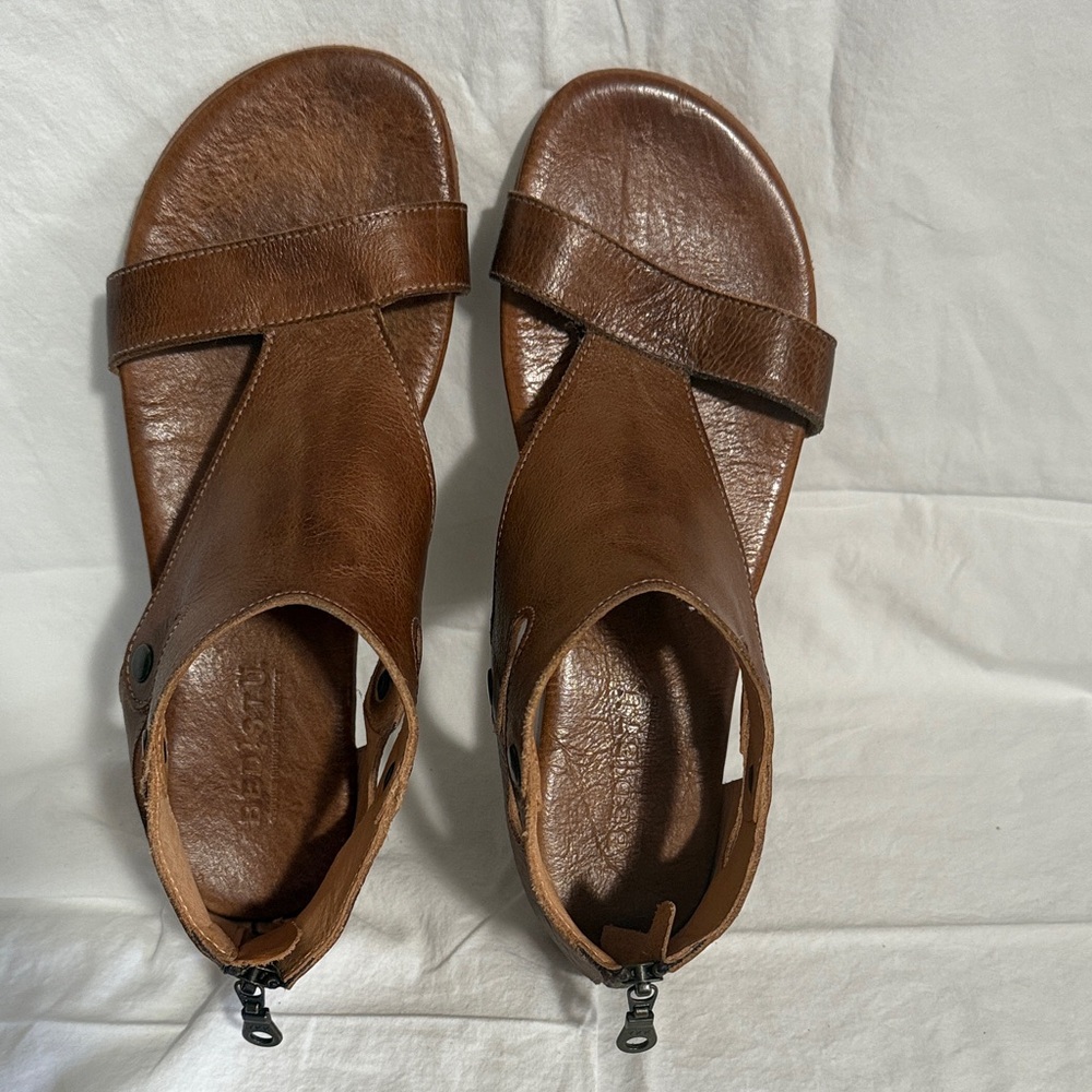Bed Stu Tan Leather Women's Sandals - Picture 2 of 7